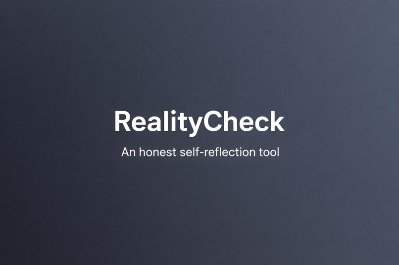 RealityCheck – screenshot 1
