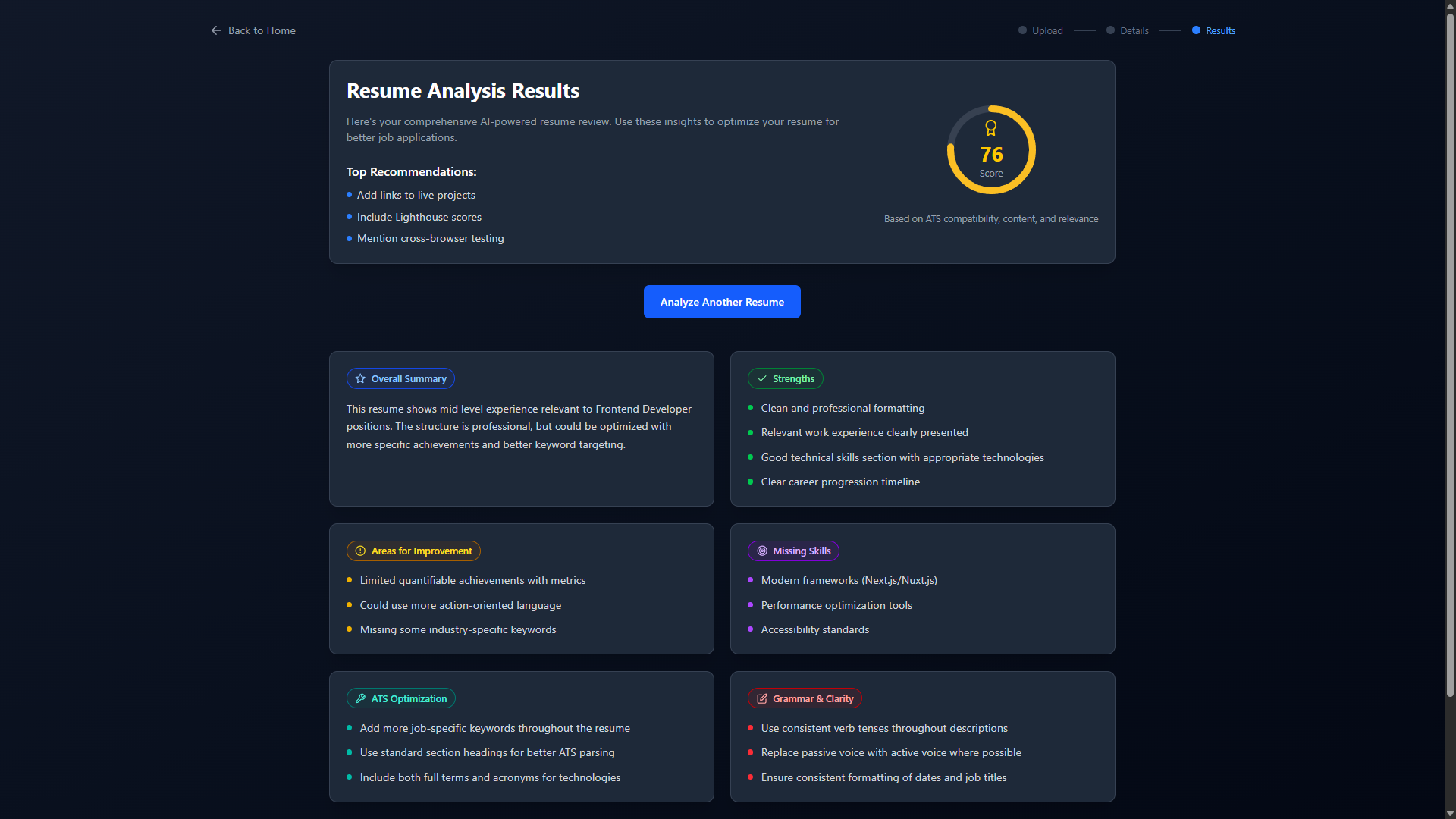 AI Powered Resume Reviewer | Devpost