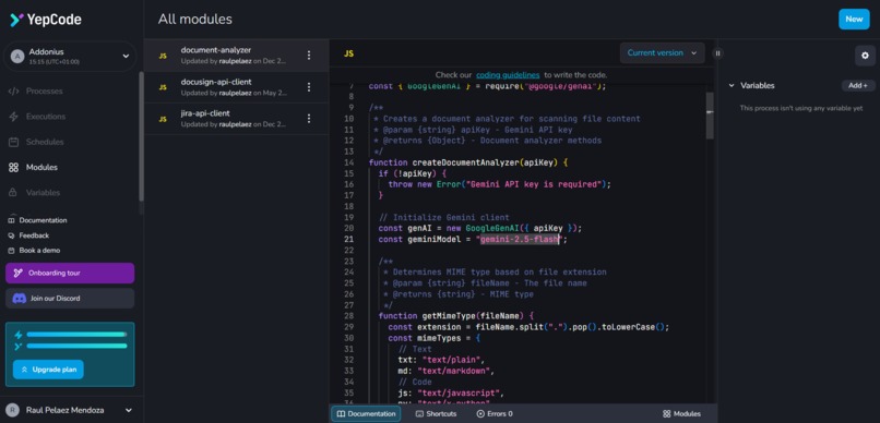 AI-Powered Jira Attachments Analyzer (YepCode + Gemini) – screenshot 4