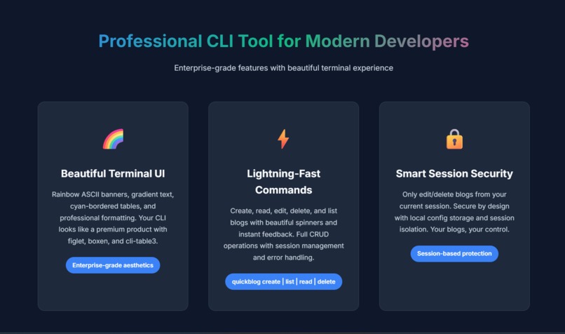 QuickBlog Ecosystem – screenshot 2