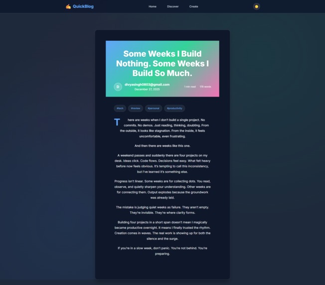 QuickBlog Ecosystem – screenshot 6