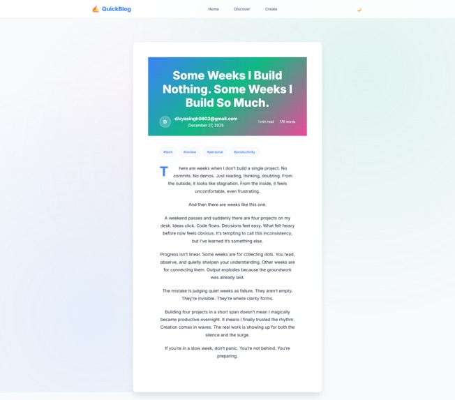 QuickBlog Ecosystem – screenshot 7