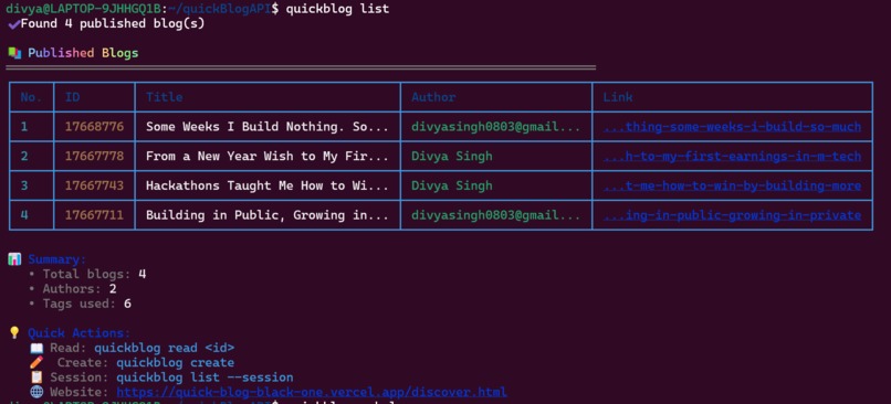 QuickBlog Ecosystem – screenshot 9