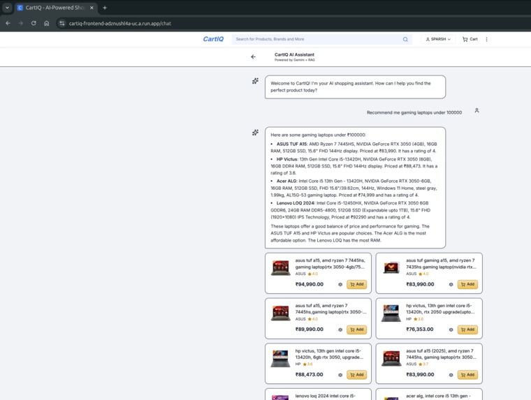 CartIQ – screenshot 3