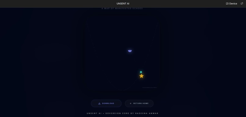 UNSENT AI – screenshot 2