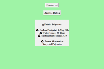 Fabric Sustainability Analyzer