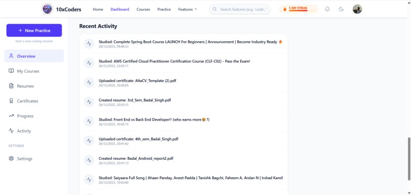 10xCoders-Education Platform & Career Guideline. – screenshot 2