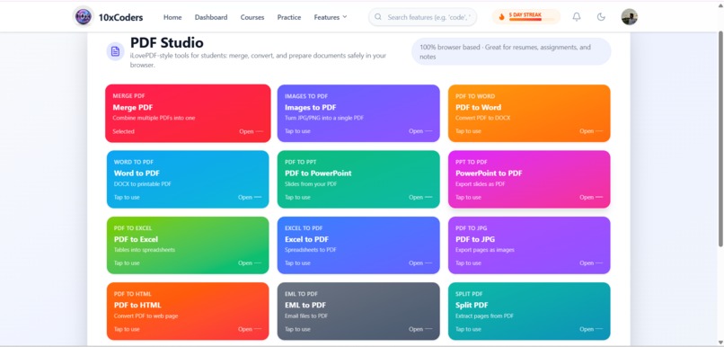 10xCoders-Education Platform & Career Guideline. – screenshot 4