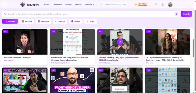 10xCoders-Education Platform & Career Guideline. – screenshot 13