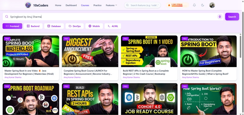 10xCoders-Education Platform & Career Guideline. – screenshot 15