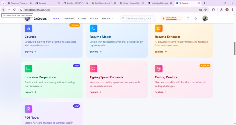 10xCoders-Education Platform & Career Guideline. – screenshot 22