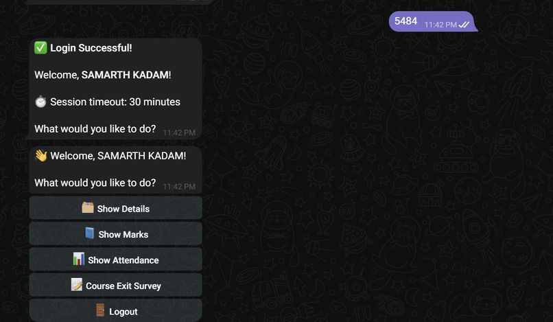 TeleBot – screenshot 3