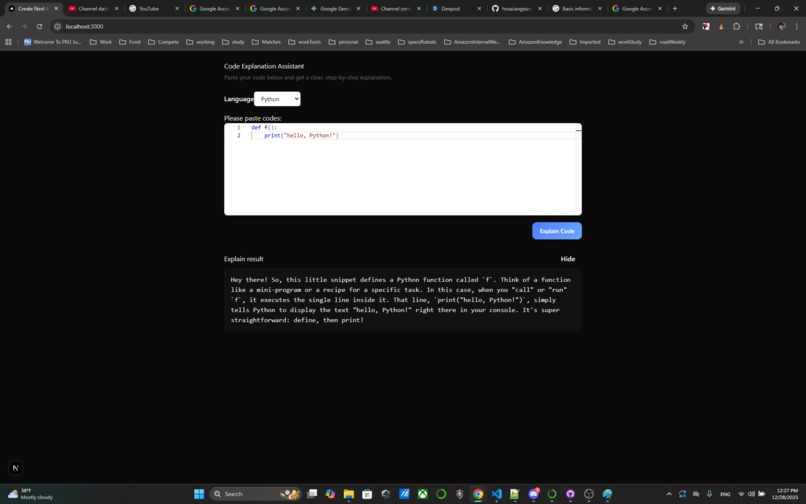 CodeNarator – screenshot 1