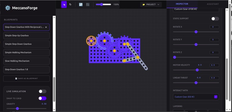 Meccano Simulator with Gemini AI Assistant – screenshot 6