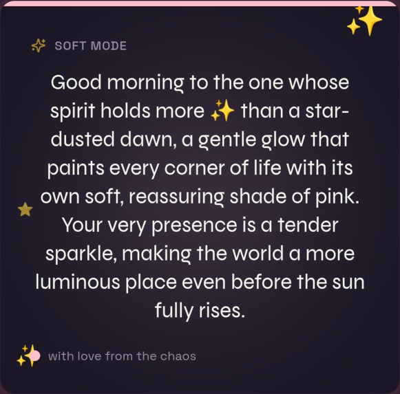 Chaotic Compliment Machine – screenshot 4