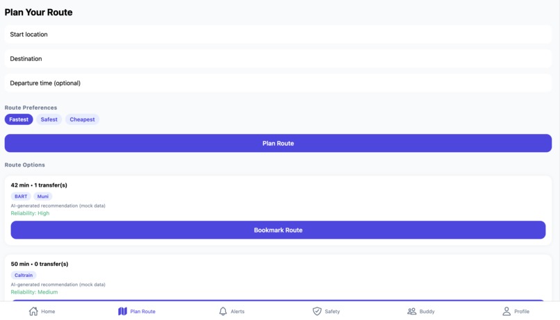 Bayroute AI Project – screenshot 2