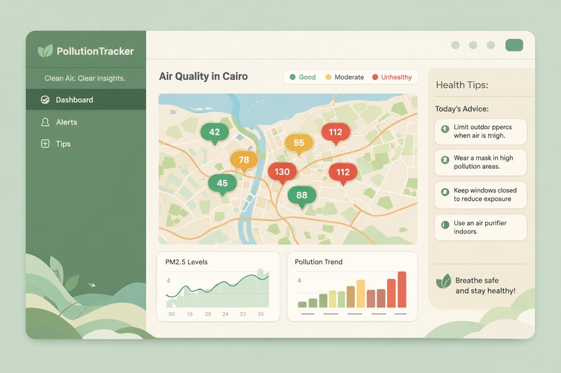 PollutionTracker – screenshot 1
