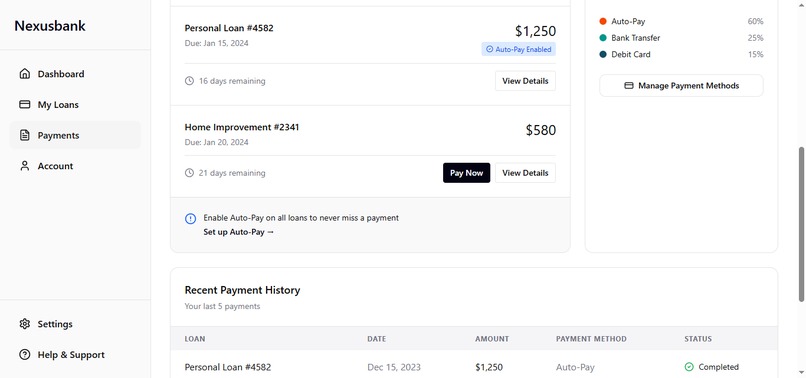 Nexusbank – screenshot 2