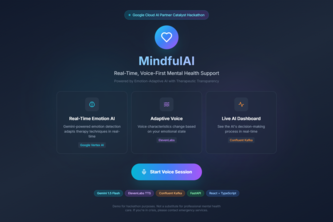 MindfulAI - Voice-First Mental Wellness Coach