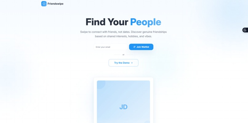 Friendswipe – screenshot 1