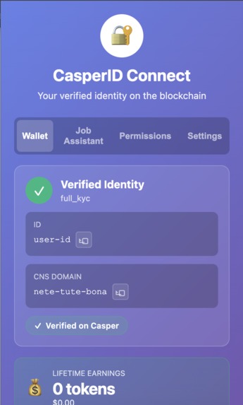 CasperID – screenshot 2