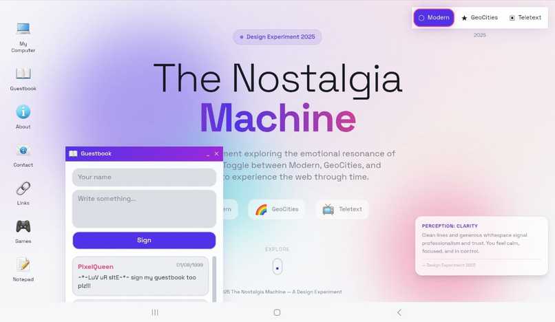 The Nostalgia Machine – screenshot 3
