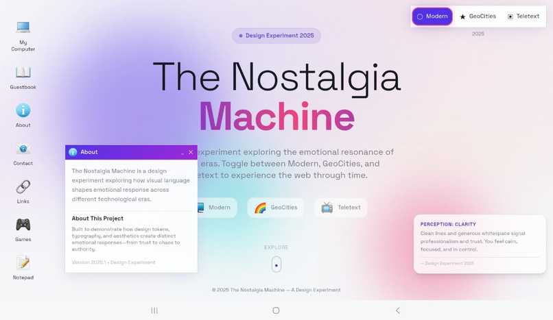 The Nostalgia Machine – screenshot 4