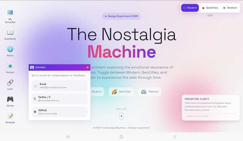 The Nostalgia Machine – screenshot 5