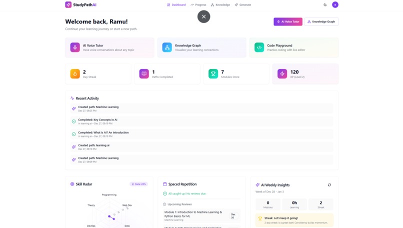 StudyPath AI - Your Personal AI Learning Companion – screenshot 5