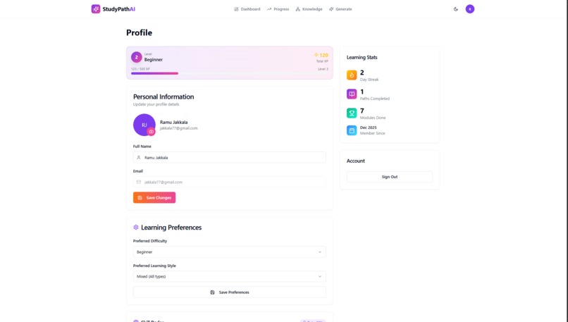 StudyPath AI - Your Personal AI Learning Companion – screenshot 9