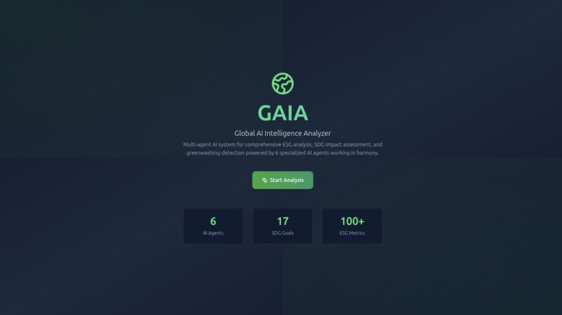 GAIA-(Global AI-powered Impact Assessment) – screenshot 1
