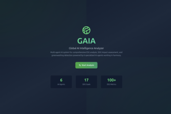 GAIA-(Global AI-powered Impact Assessment)