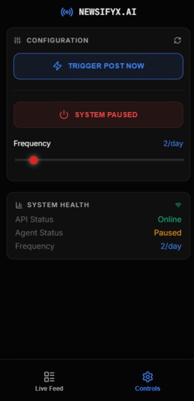 NewsifyX.ai – screenshot 1