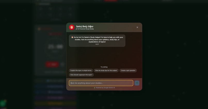 StudyAdvent.ai: Turn Exam Panic into Holiday Magic – screenshot 7