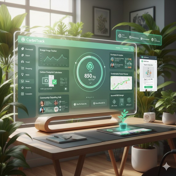 carbon tracker – screenshot 1