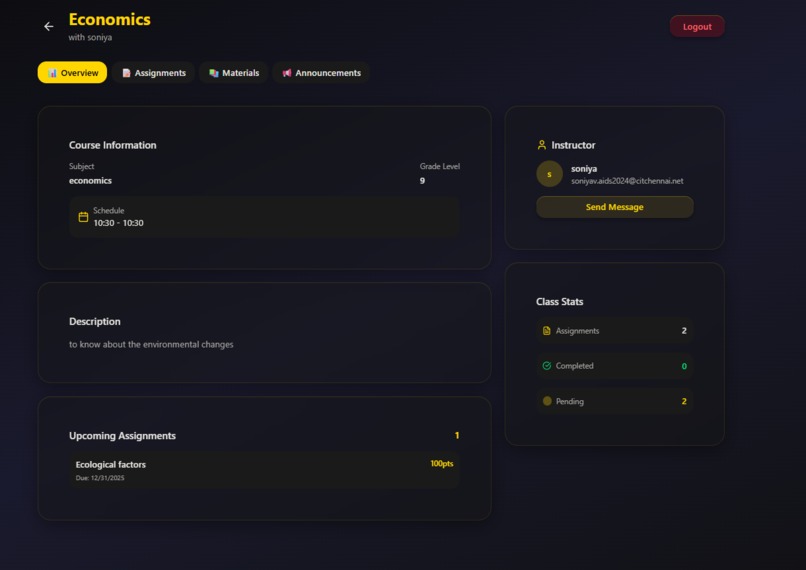Resilio- An AI‑Powered Platform for Education  – screenshot 7