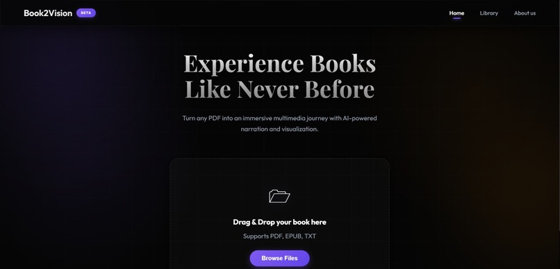 Book2Vision – screenshot 1