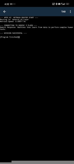 NETRAVA: Ultra-Fast Mobile AI Routing Engine". – screenshot 1