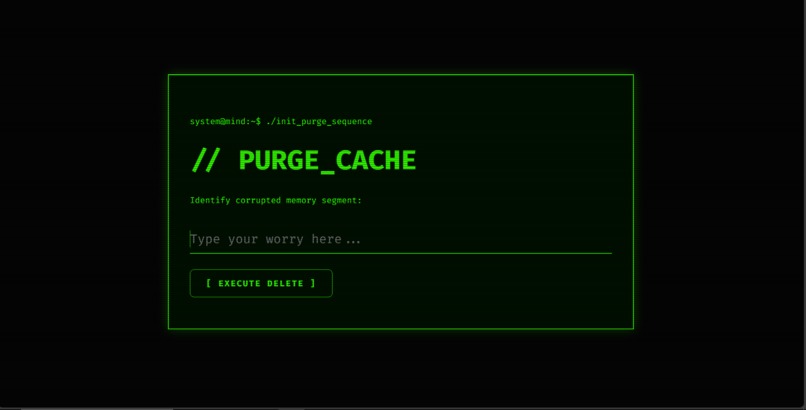 // PURGE_CACHE – screenshot 1