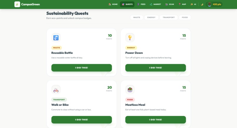 CampusGreen – screenshot 5