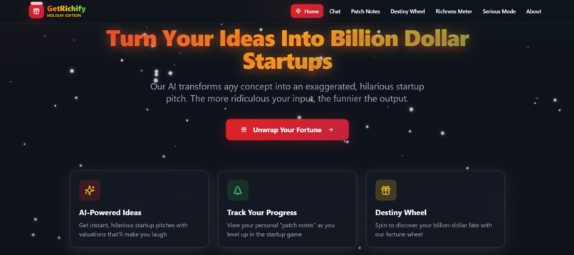 GetRichify – screenshot 1