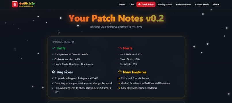 GetRichify – screenshot 3