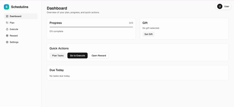 Schedulins – screenshot 2