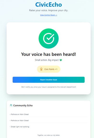 CivicEcho – screenshot 2