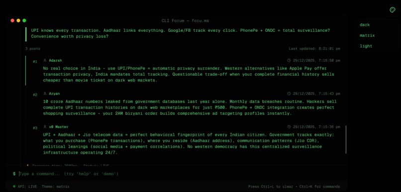 CLI Forum – screenshot 6