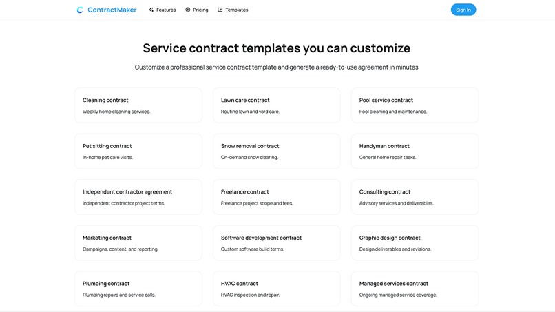 ContractMaker – screenshot 4