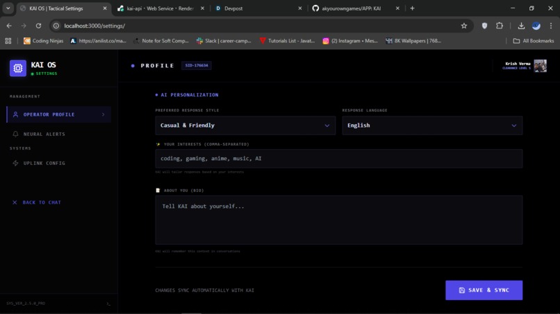 KAI: Context-Aware Assistant – screenshot 2