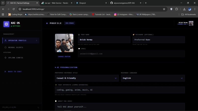 KAI: Context-Aware Assistant – screenshot 3