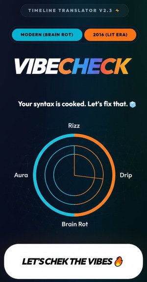 VIBECHECK – screenshot 1