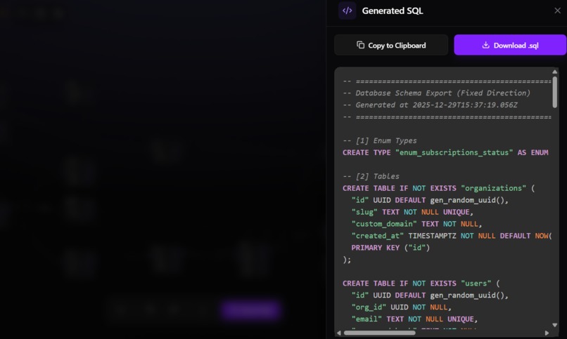 DB-builder – screenshot 4